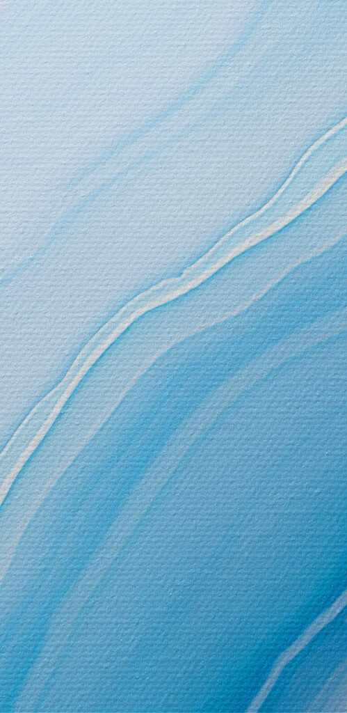Flowing waves of deep blue hues