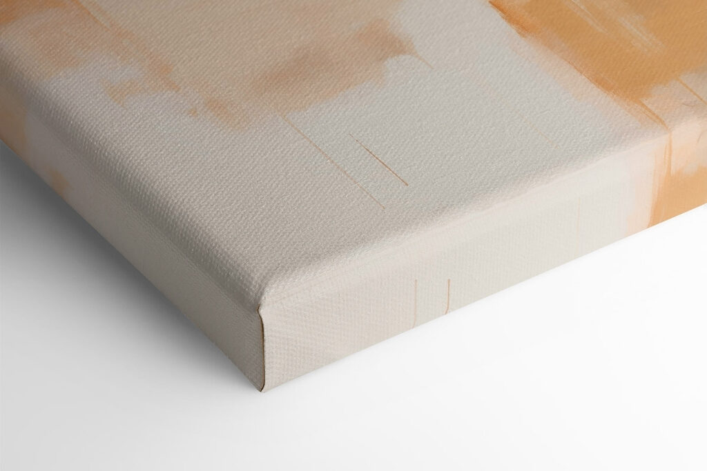 Painting of different shades of brown and white