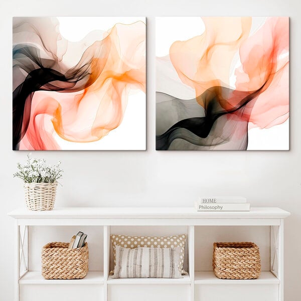 Dynamic swirls of color and form