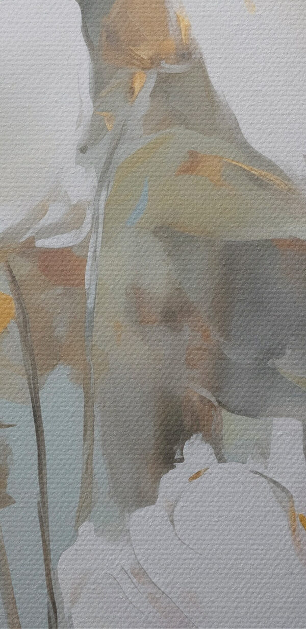 Painting of white flowers
