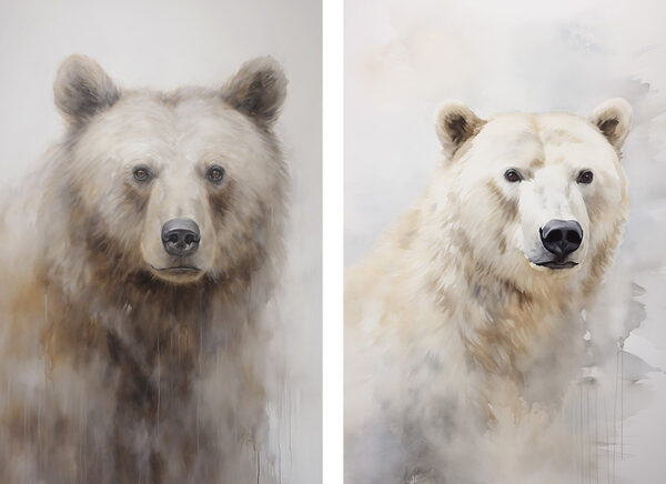 Painting of a bear