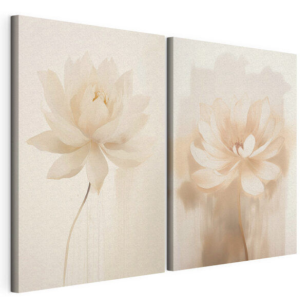 Elegant blossoms in soft hues