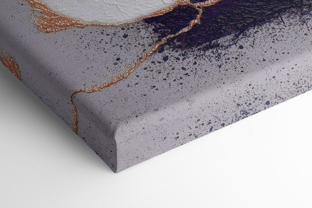 Abstract forms in contrasting colors