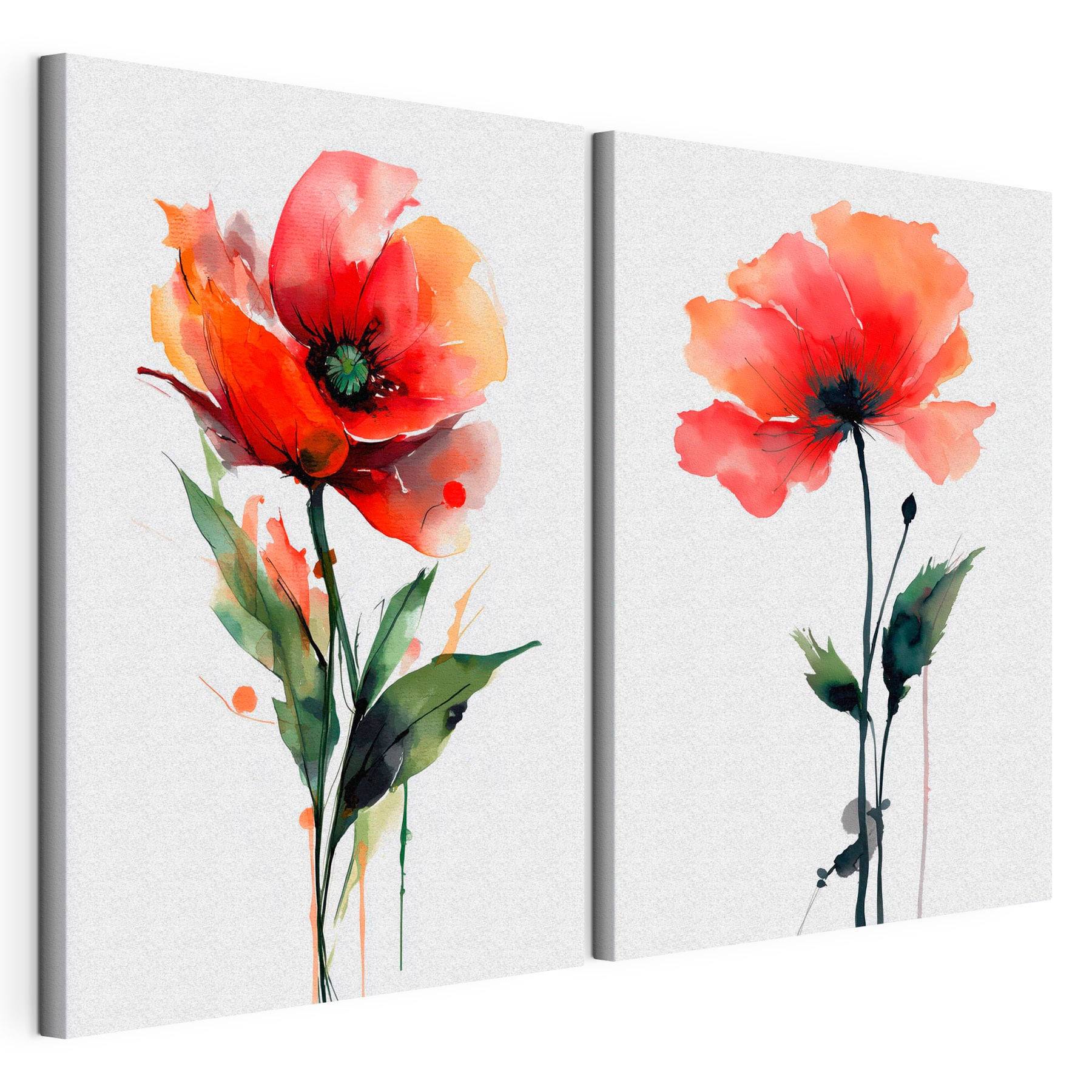 Vibrant flowers in graceful harmony