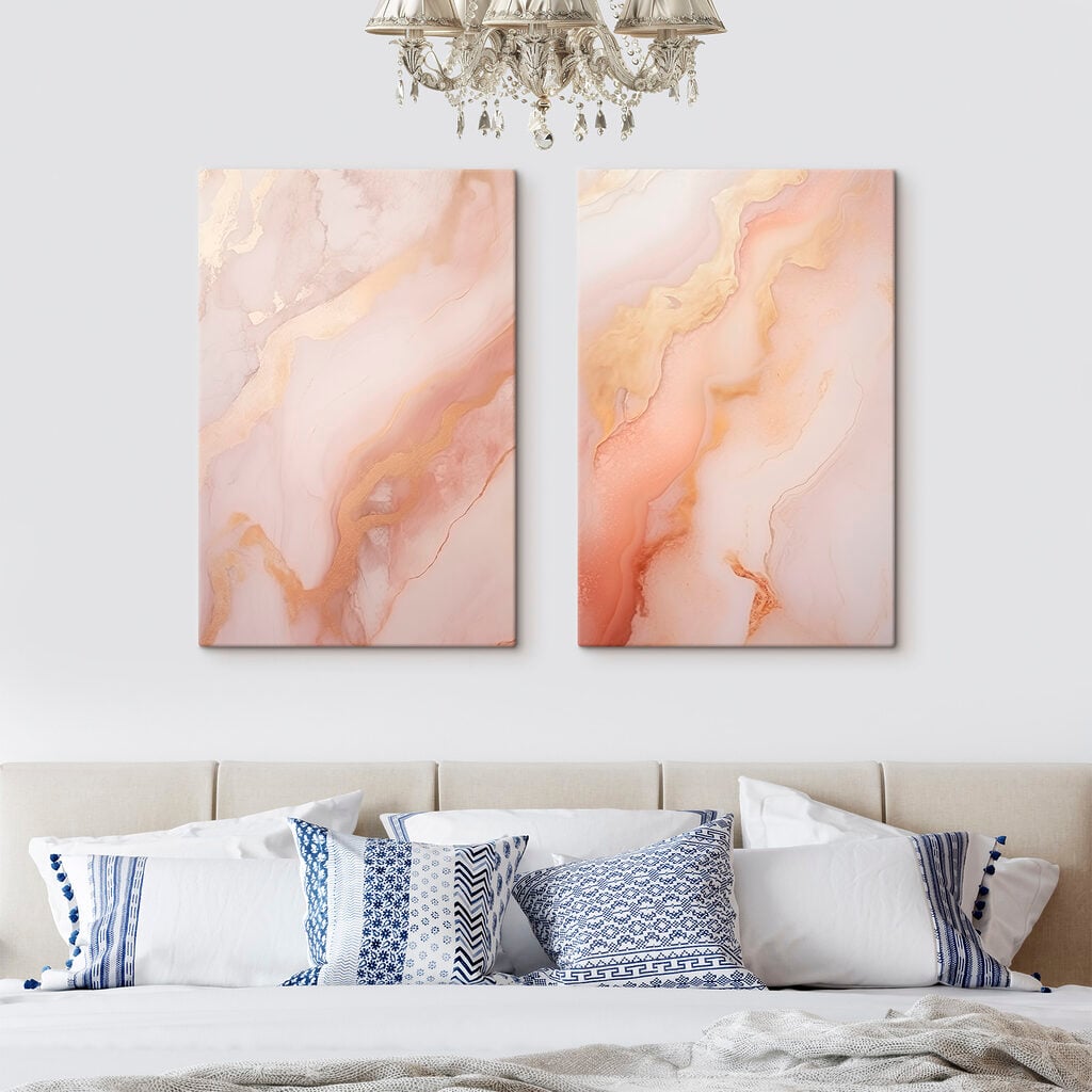 Soft swirls in warm colors
