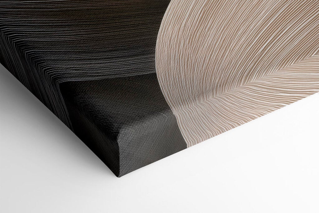Natural curves in soft, muted tones