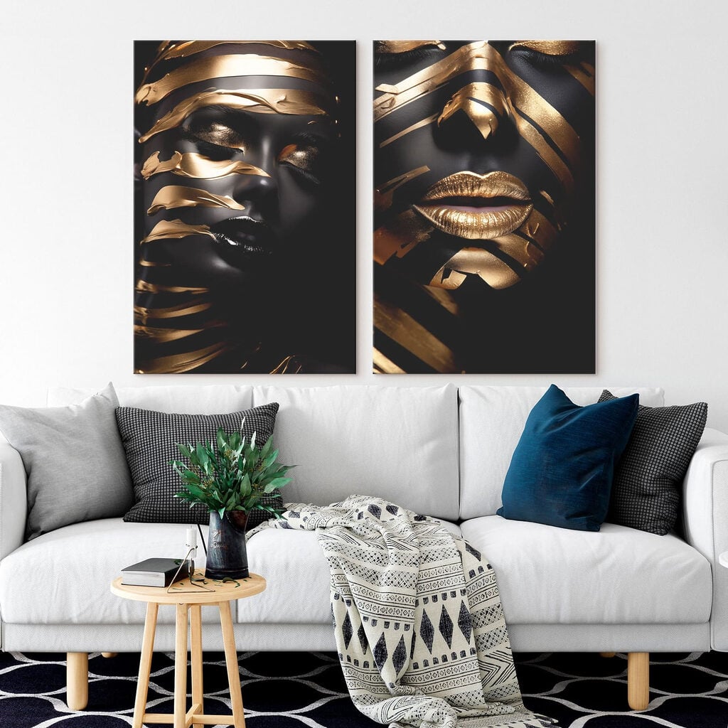 - Striking contrast of colors and textures