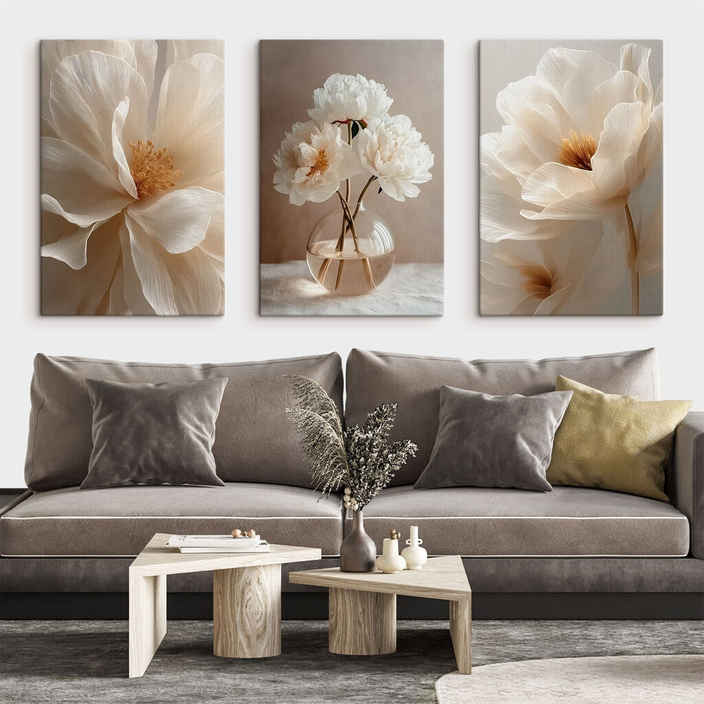 Vase with white flowers in it