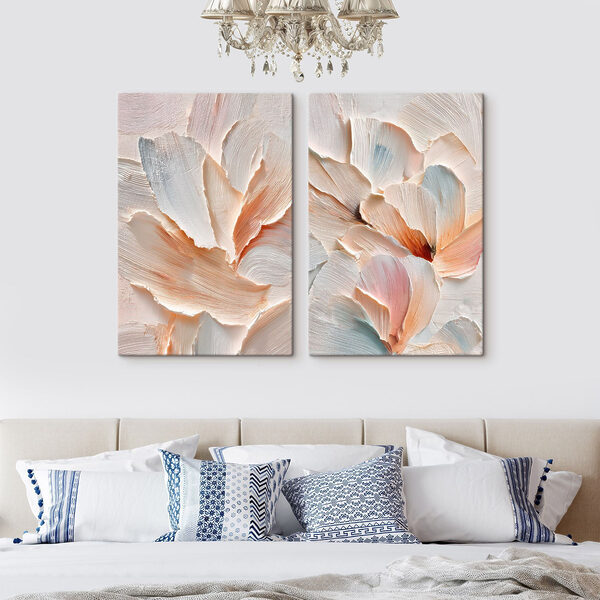 Soft petals in gentle hues