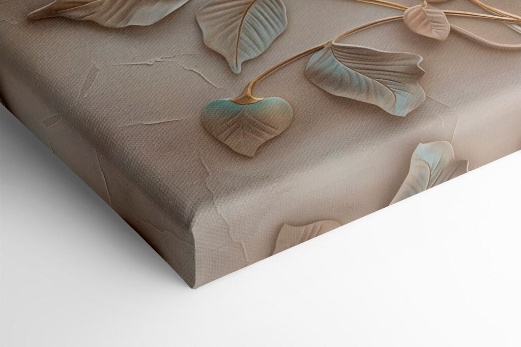 Delicate floral designs in soft hues