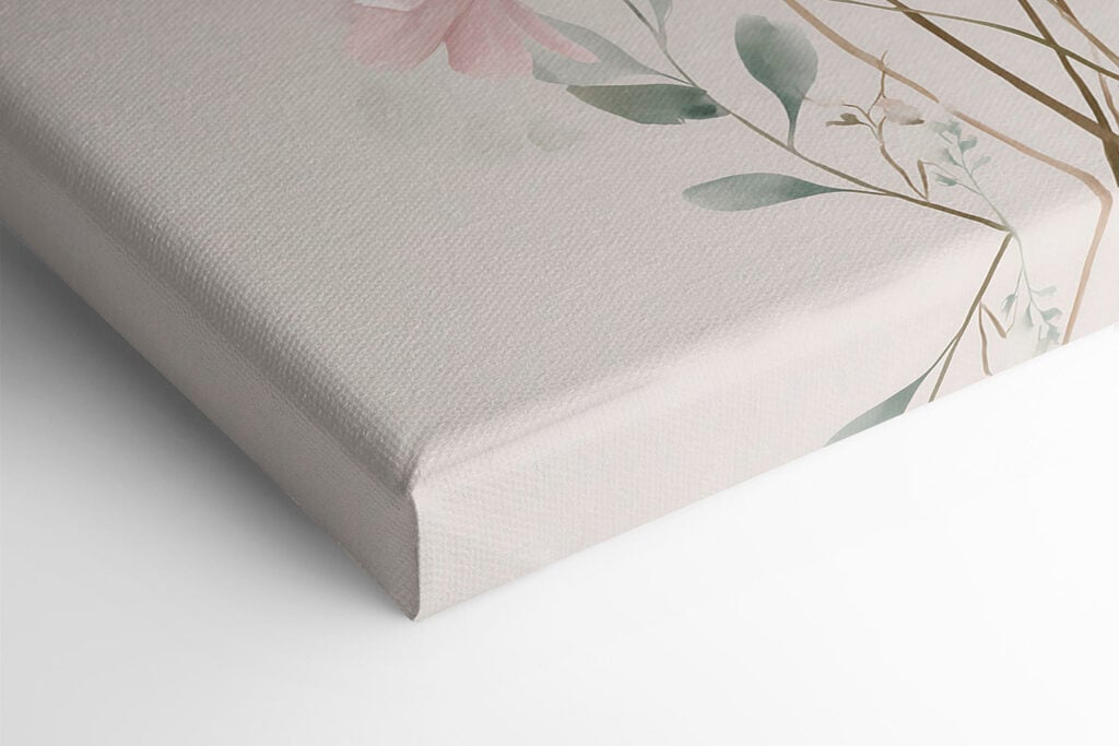 Couple of flowers on a white background