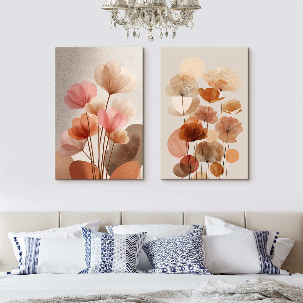 Soft hues in blooming harmony