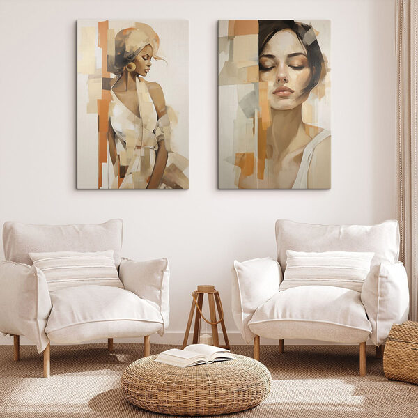 Collage of a woman