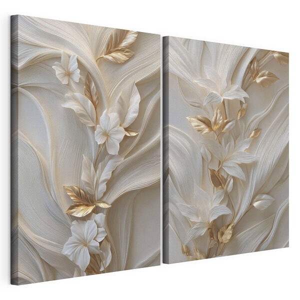 Elegant floral design in soft tones