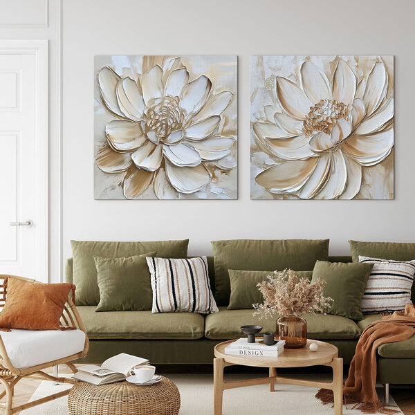 Serene blooms in soft hues