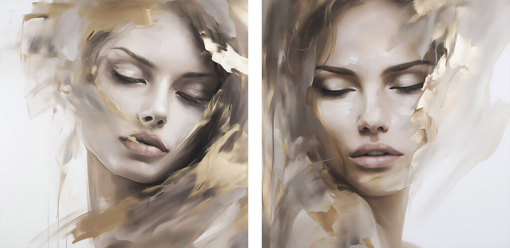 Beauty in soft, muted tones