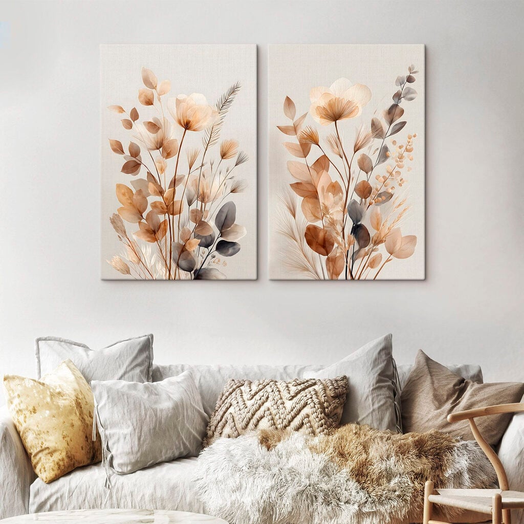 Elegant floral composition in soft tones