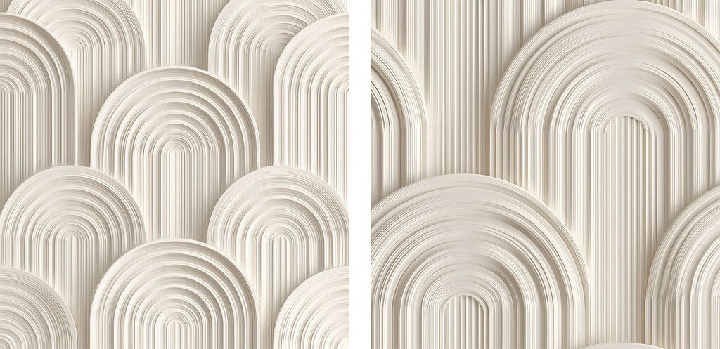 Soft curves in neutral tones