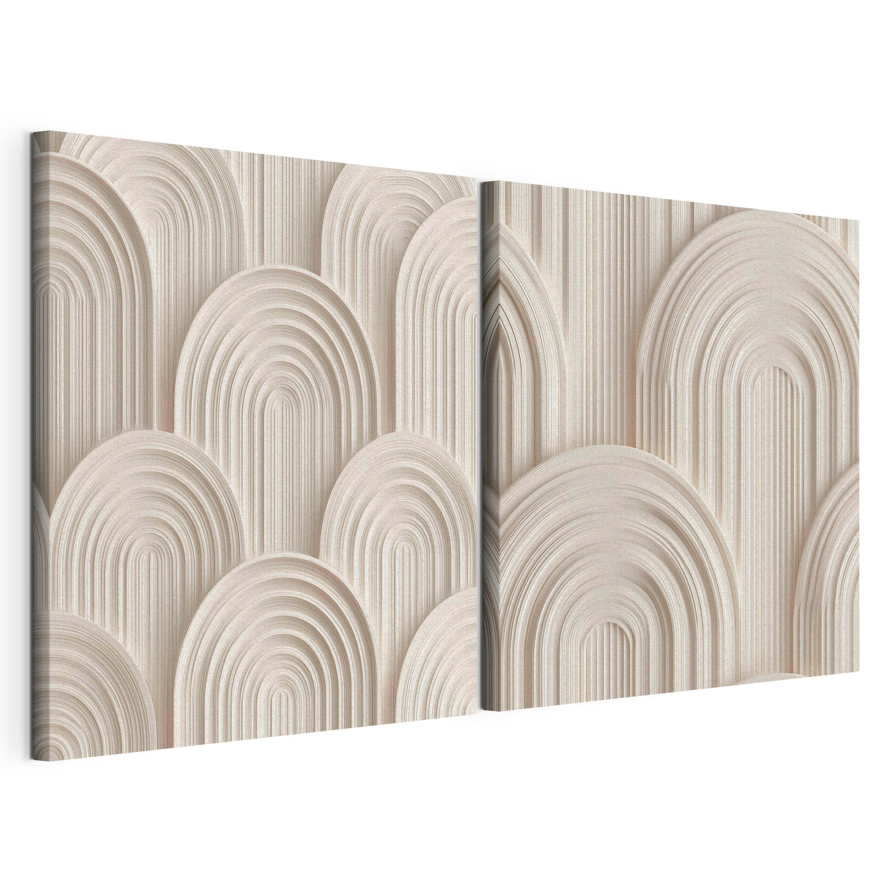 Soft curves in neutral tones