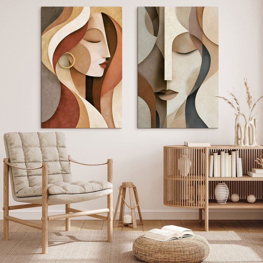 Artistic representation of feminine beauty