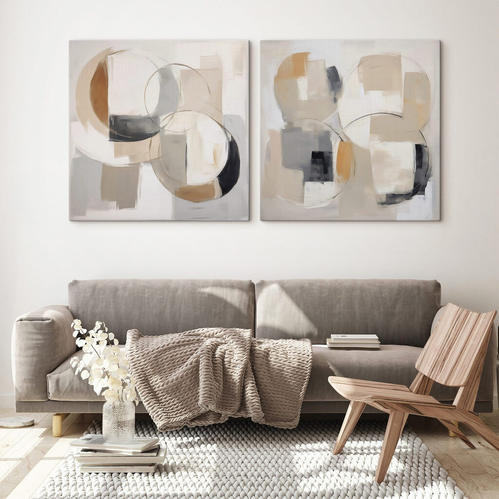 Pair of art pieces