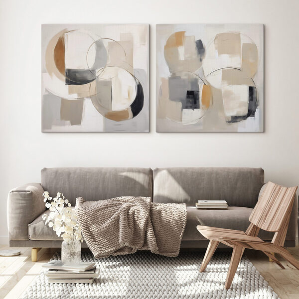 Pair of art pieces