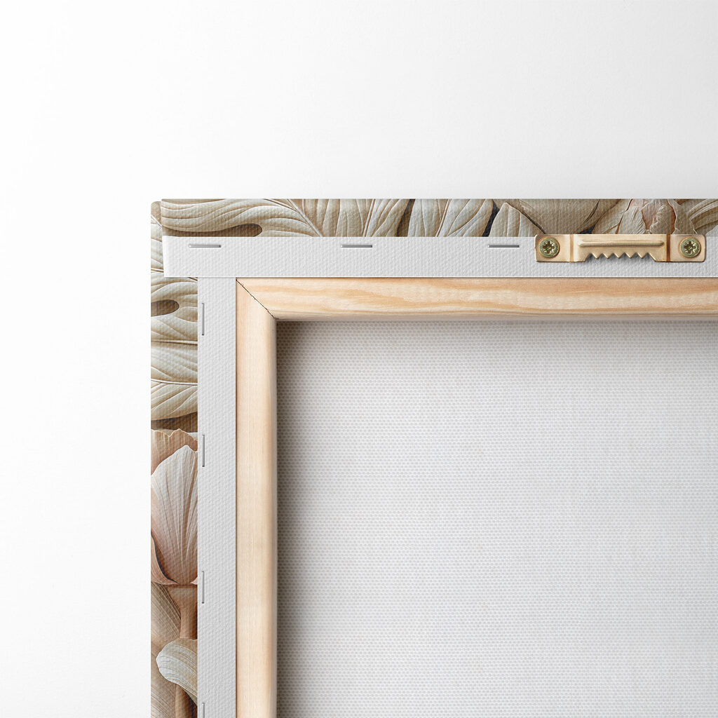 Collage of flowers and leaves