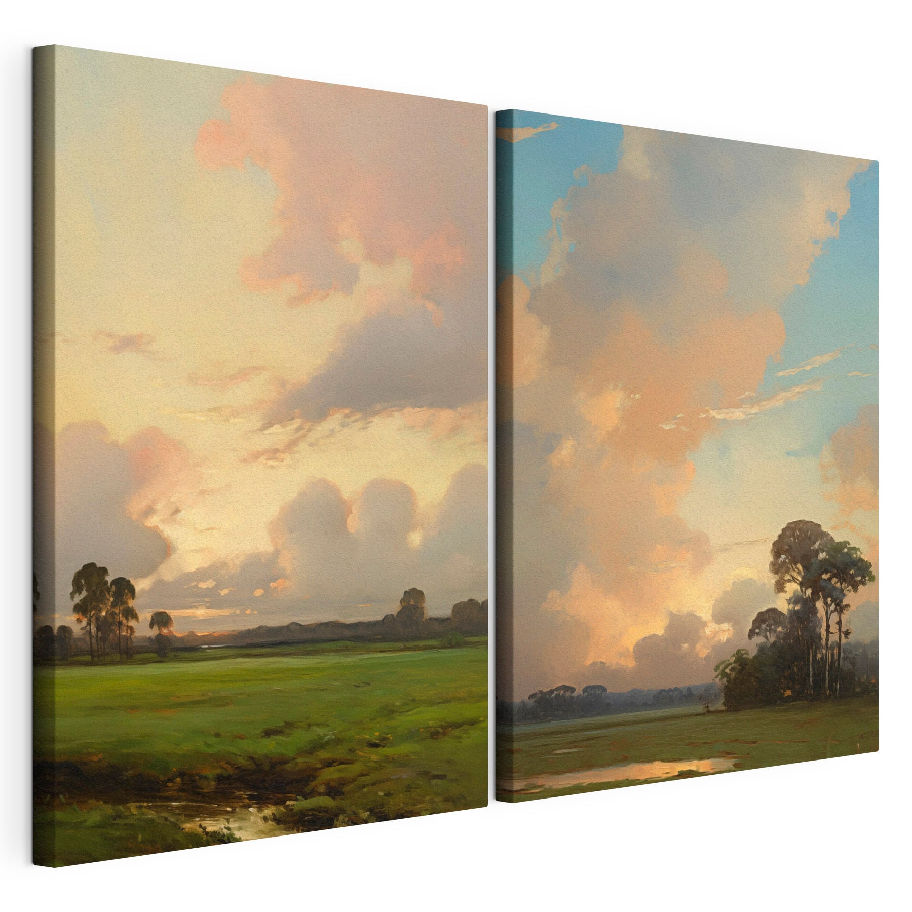 Comparison of a landscape