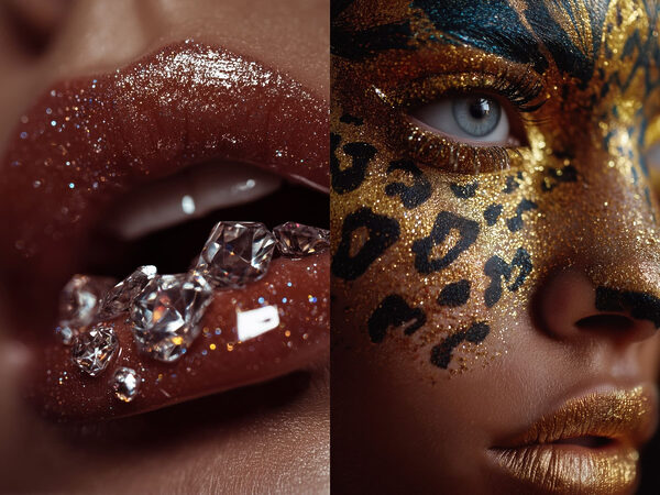Bold beauty with playful artistry