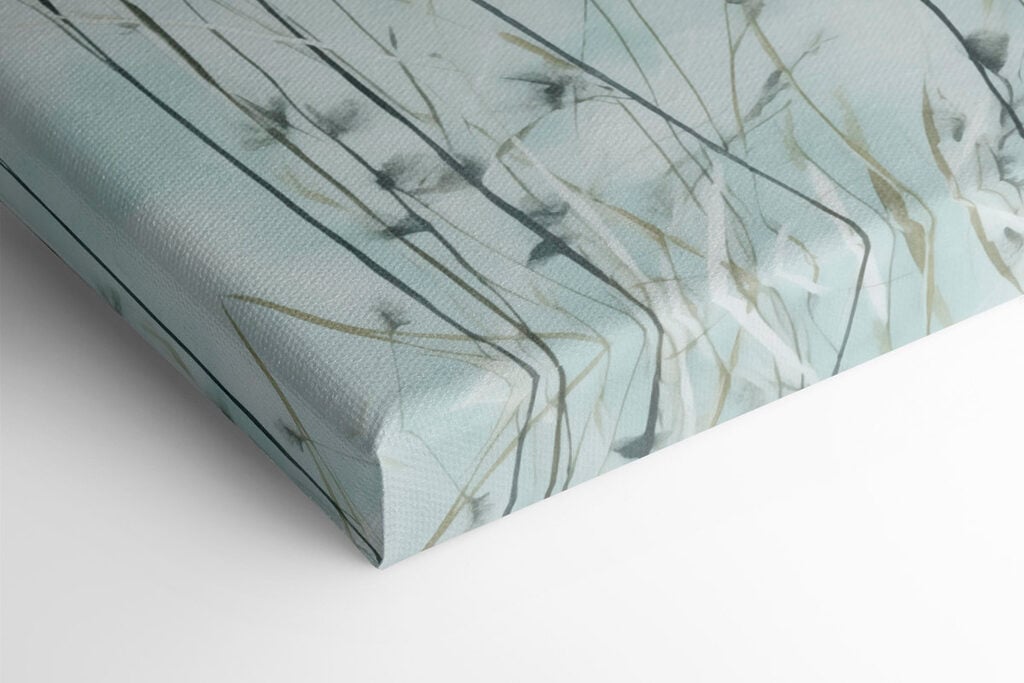 Painting of grass and sun