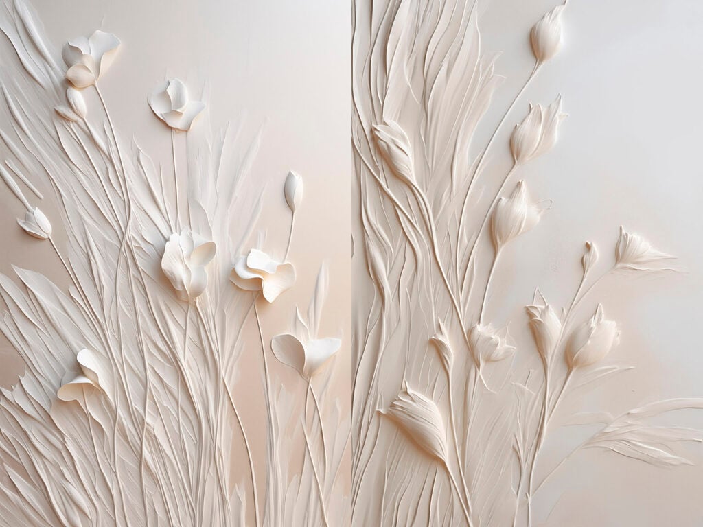 Elegant floral design in soft hues