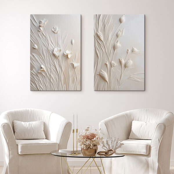 Elegant floral design in soft hues