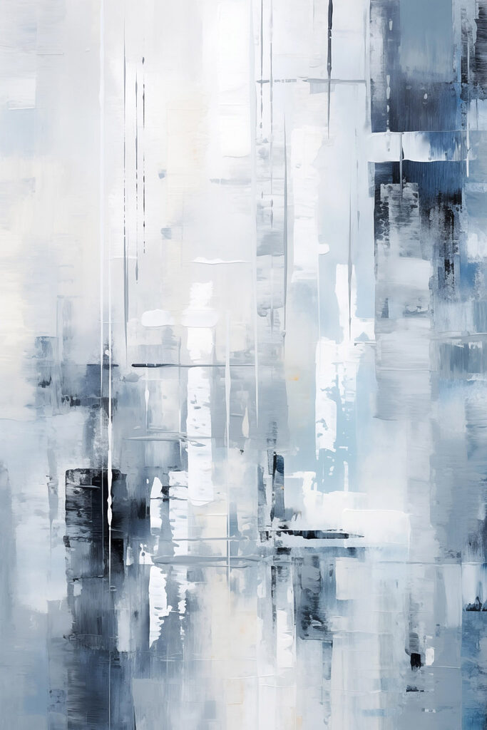 Painting of a city Painting of a city