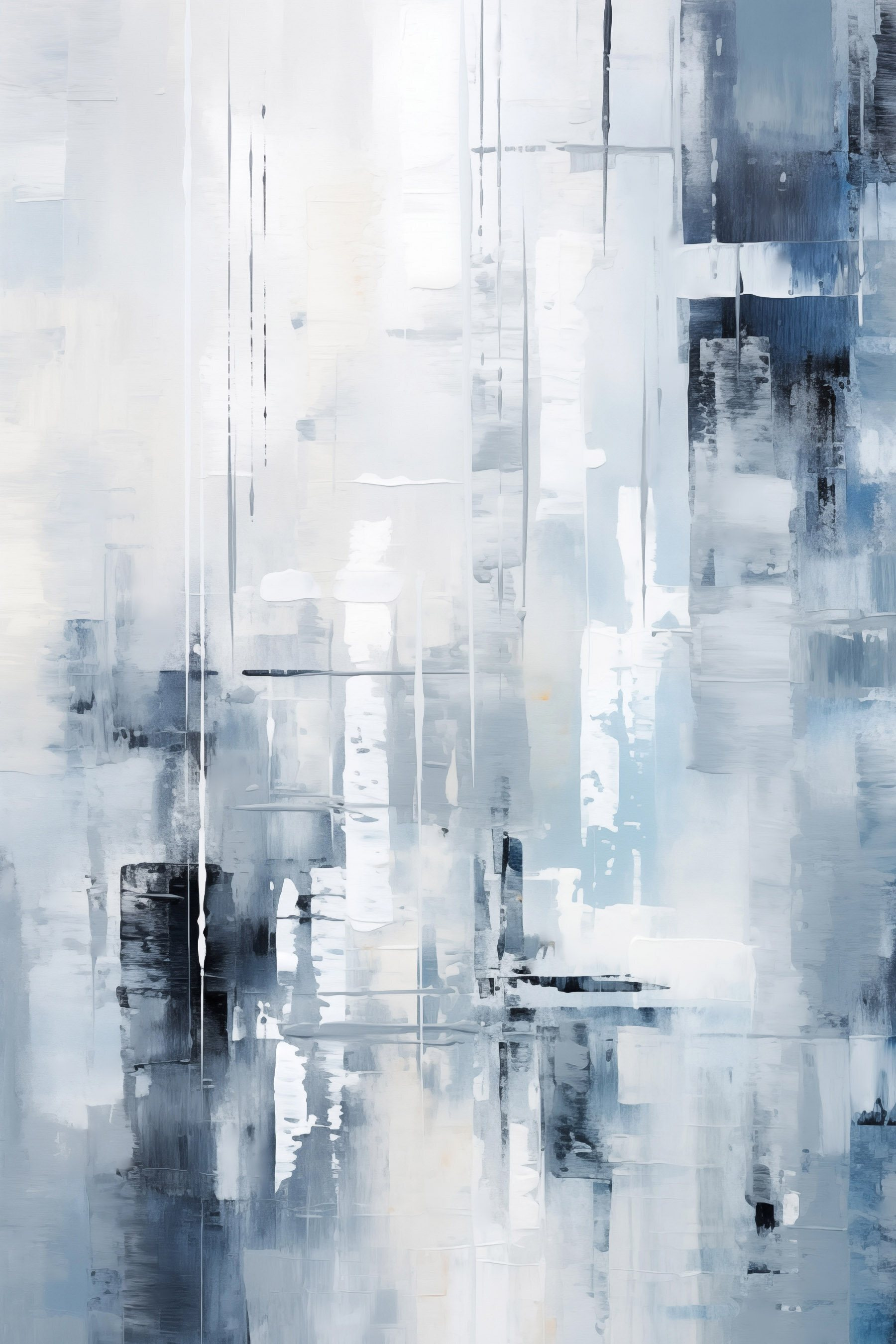 Painting of a city Painting of a city
