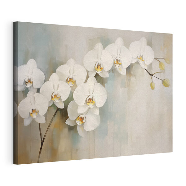 Painting of white flowers