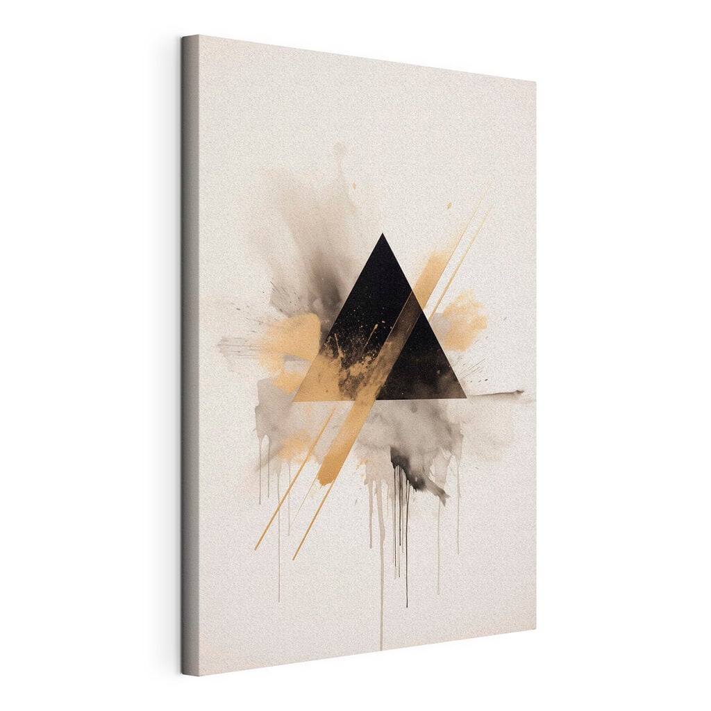 Abstract shapes in muted colors