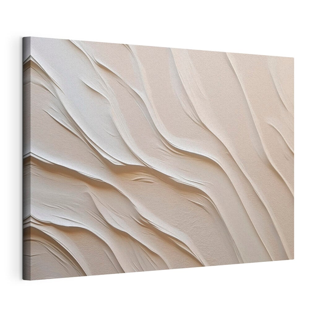 White sand with wavy lines