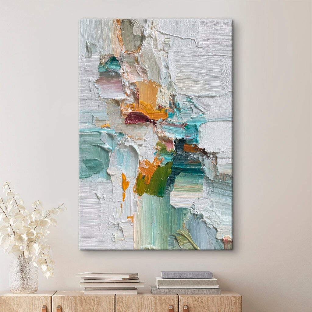 Vibrant palette of abstract colors