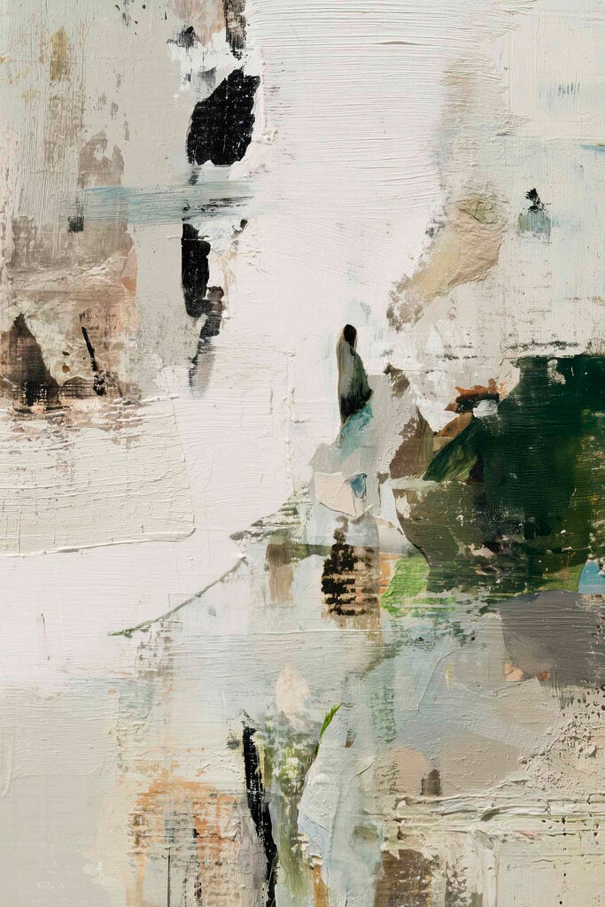 Abstract textures in soft colors