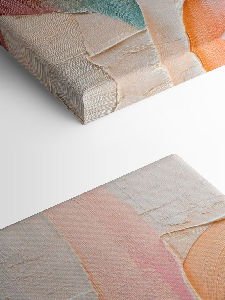 Soft hues in harmonious abstraction