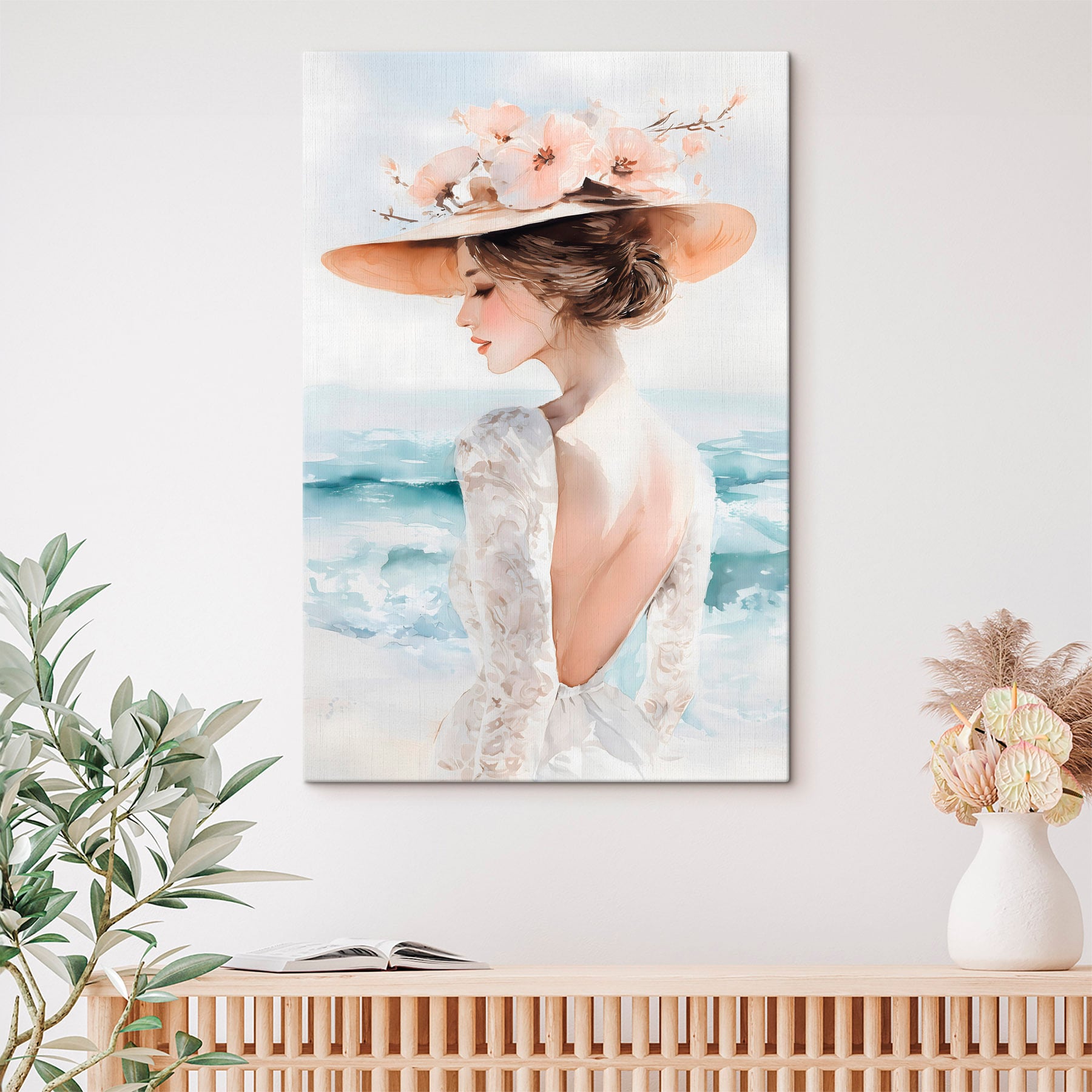 Woman wearing a hat