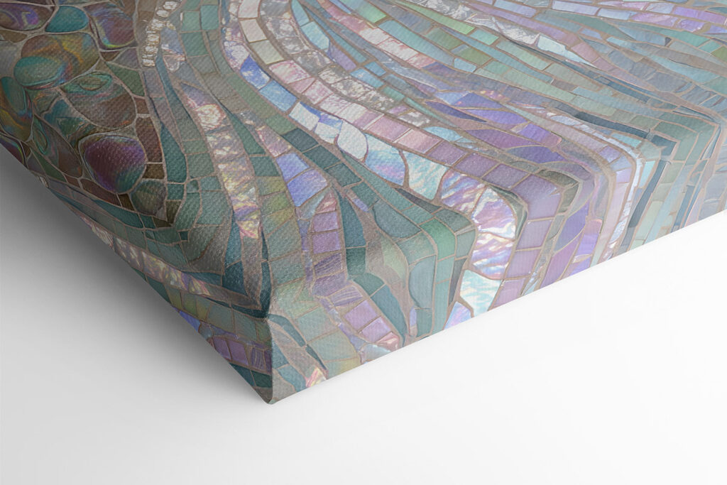 Mosaic of a woman