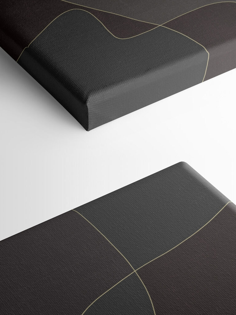 Dynamic lines on a dark canvas