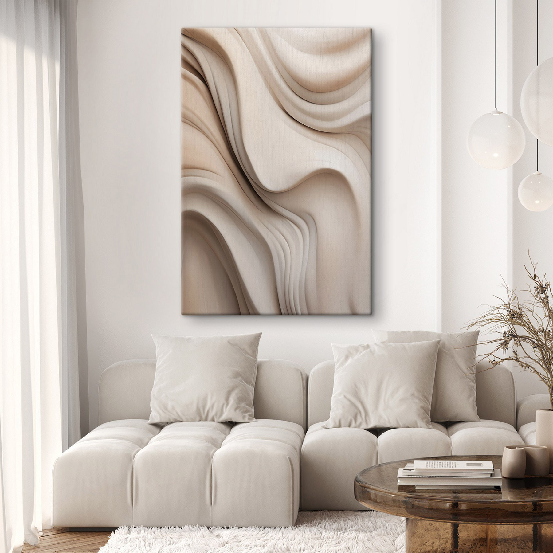 Soft waves of subtle tones