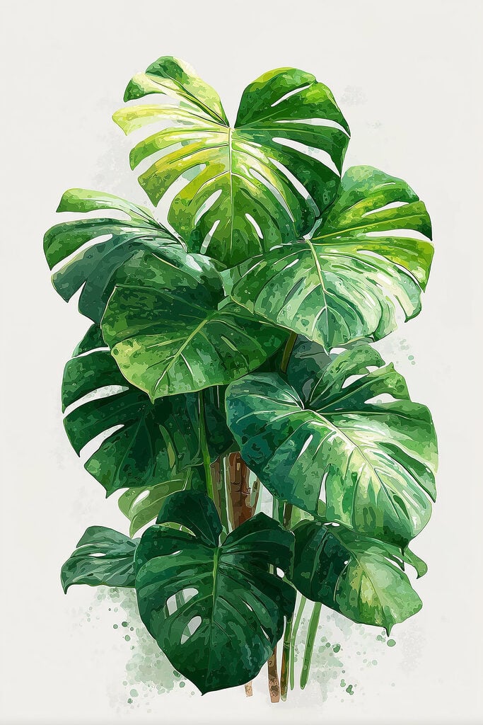Large green plant with large leaves