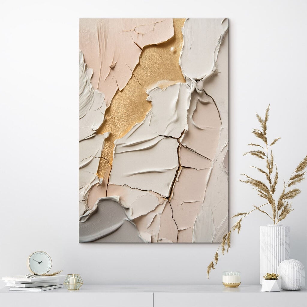 Abstract textures in soft hues