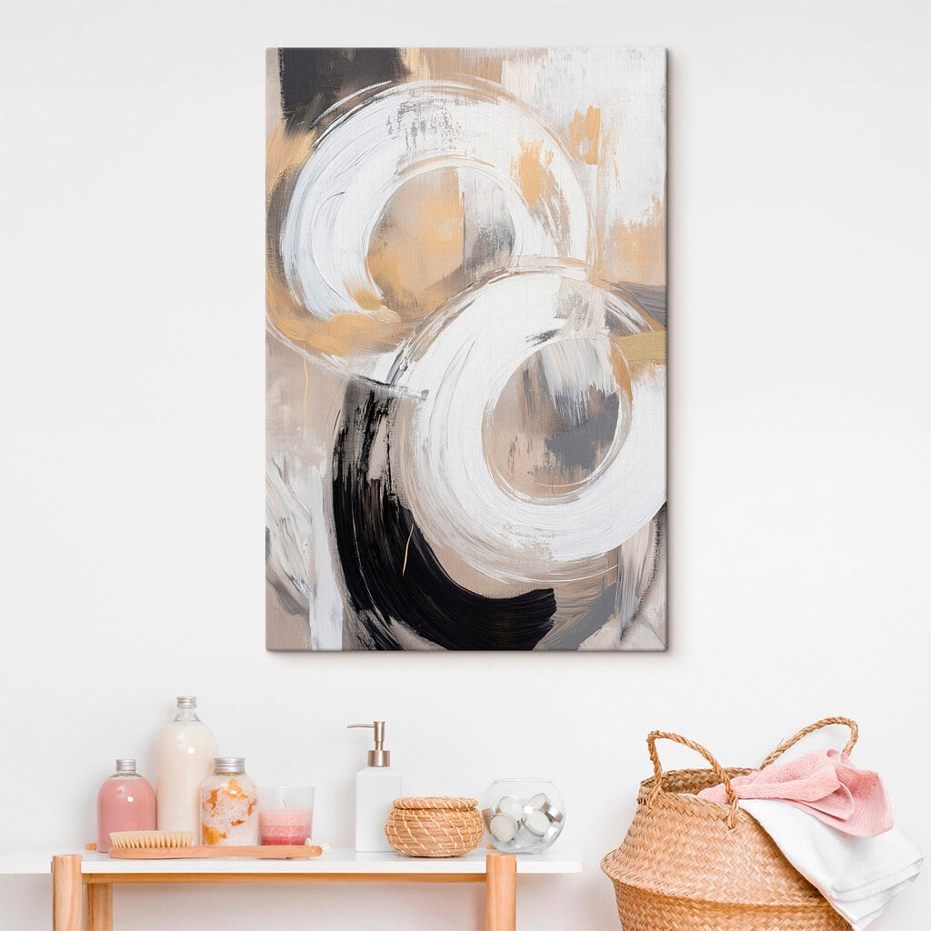 Painting of circles and dots