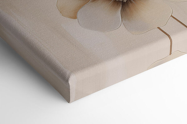 Painting of flowers on a wall